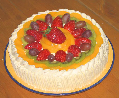 It is however a picture of a “traditional” Chinese birthday cake, 
